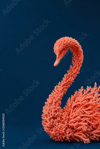 Swan Of Living Coral Alt