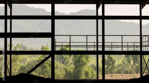 girder. Steel beams at a construction site, showcasing architectural progress and structural strength. real-estate listings.
