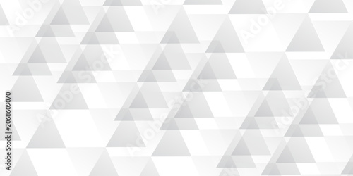 Bild auf Leinwand Background 3d paper, White abstract geometric texture