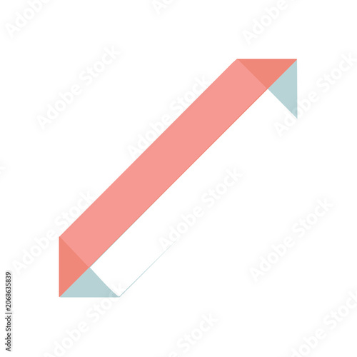 Flat design paper airplane vector icon