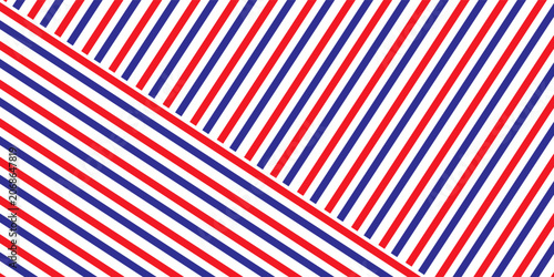 Airmail Envelope frame images with strips. International vintage letter border. Retro air mail postcard with blue and red stripes.  Empty classic postal frame. Vector illustration