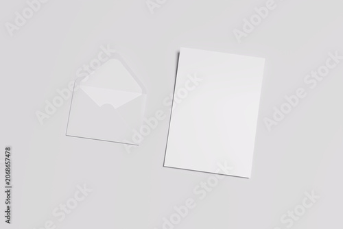 Premium Envelope and Letterhead Mockup for Marketing Presentation