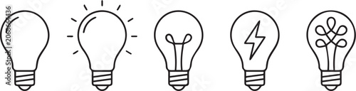 lightbulb icons
