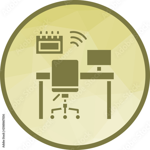 Smart Desk Booking Icon