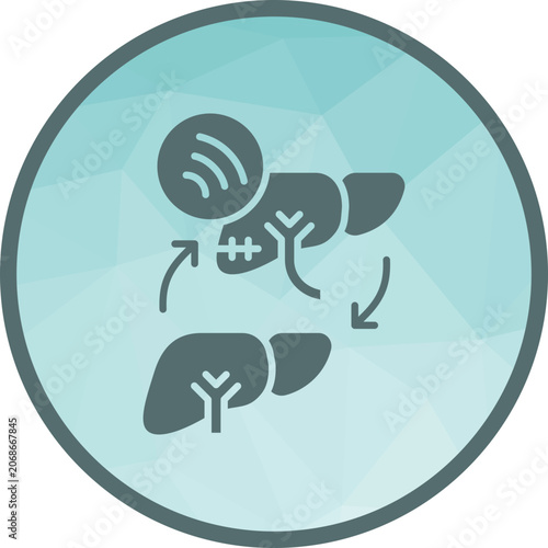 Smart Organ Transport Icon