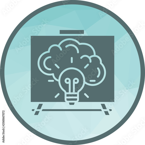 Virtual Brainstorm Board Icon