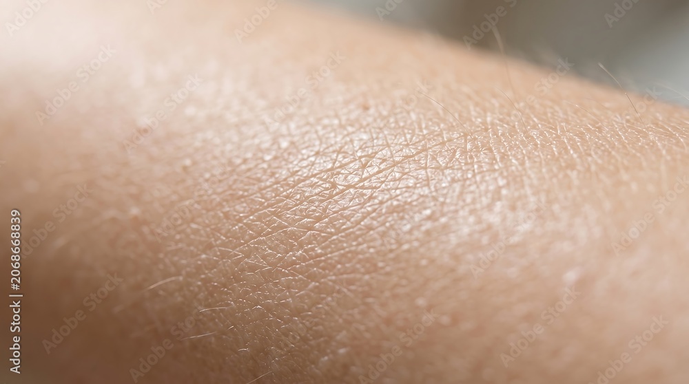 Fototapeta premium Close-up of dry skin with eczema