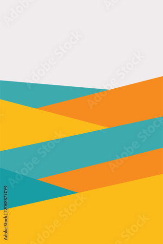 Design wall art paper cut unique abstract landscape