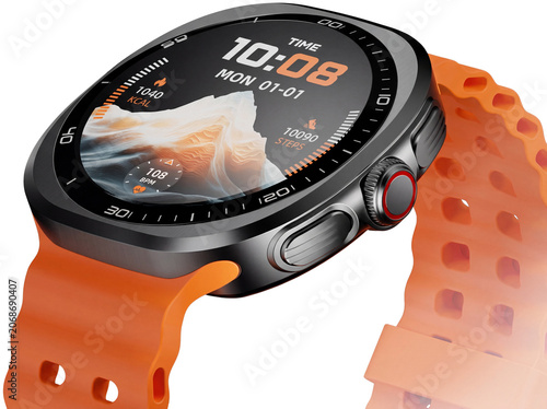 Premium  Orange Smartwatch