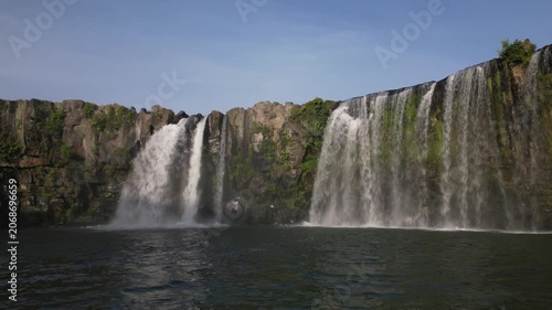 Spectacular Aerial Drone Footage of Harajiri Falls, Japan's Niagara, Oita, Kyushu