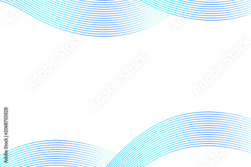 A cyber-blue frame with elegantly intersecting curves. Futuristic, digital-style border elements.ver.1