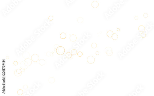 Abstract golden bokeh circles background
