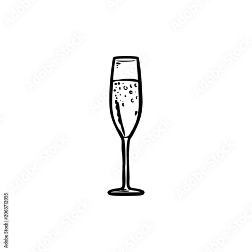 glass of champagne