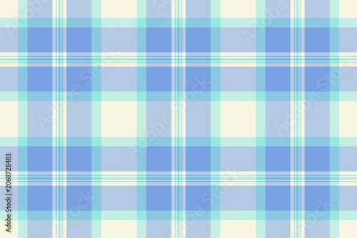 Foto Traditional tartan plaid pattern with a textured woven appearance and old lace and blue tones