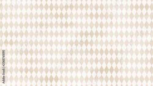 Analog style pale beige argyle check pattern background with fine pattern