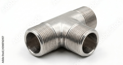 Stainless Steel Threaded T-Joint Pipe Fitting