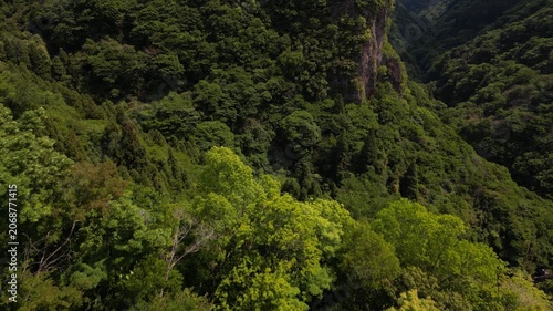Spectacular Aerial Drone Footage of the Machu Picchu of Usa, Hidden Rural Landscape in Oita Japan