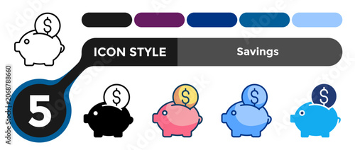 Принти на полотні Savings