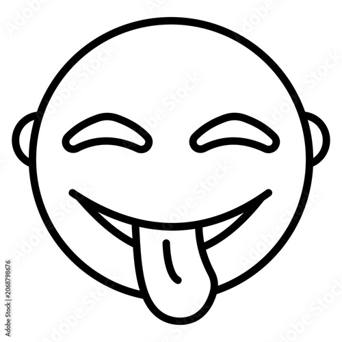 Tableau sur toile Mockery Icon