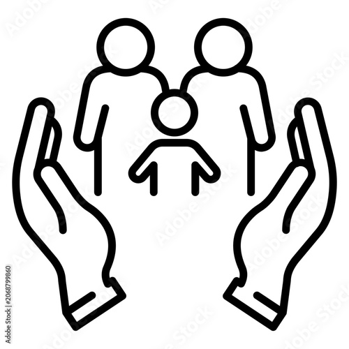 Bilde på lerret Family Icon