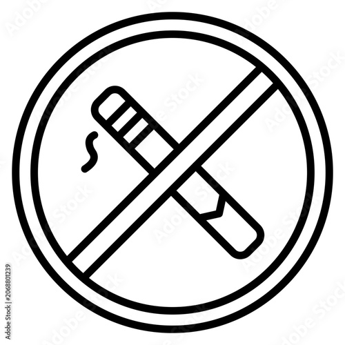 Foto Smoking Prevention Icon