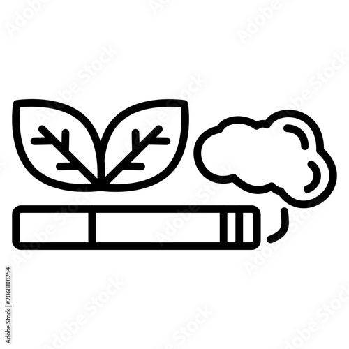 Canvas-taulu Tobacco Icon