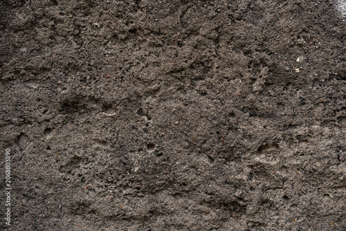 Schilderij op canvas Dark grey rough concrete texture