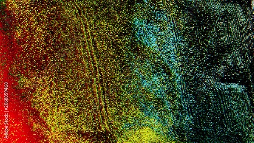 Retro CRT Screen Glitch Distortion, Abstract Digital Noise Effect, Vintage TV Signal Interference, Cyberpunk Aesthetic Texture, Distorted Analog Display Background