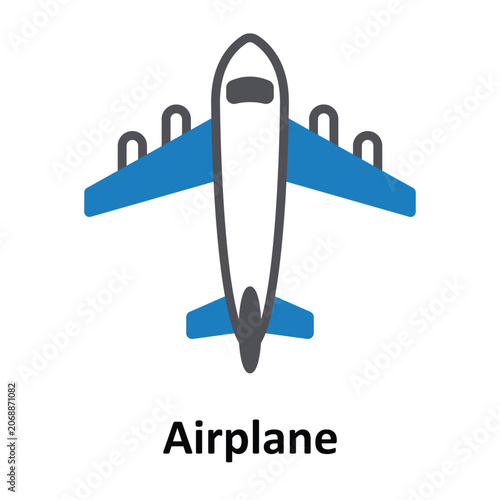  Airplane Vector Icon which can easily modify or edit