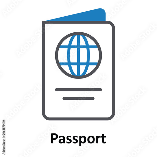  Passport Vector Icon which can easily modify or edit
