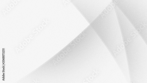 Cuadro en lienzo Minimalist white paper fold background corporate elegant banner design