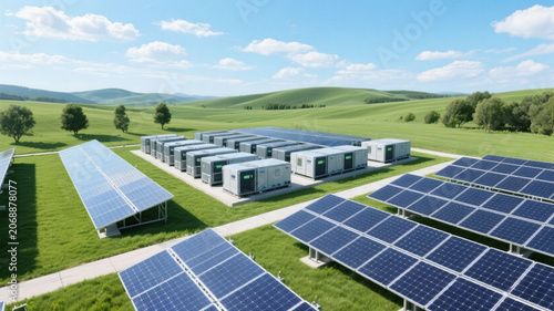 Solar Energy Storage System with Photovoltaic Power Generation Technology