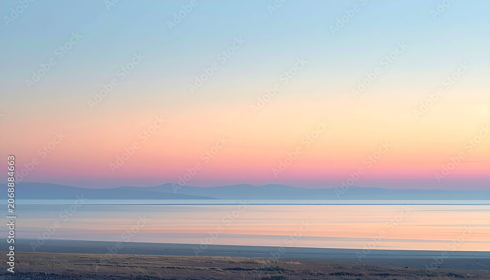 Fototapeta premium Pastel Ocean Horizon
