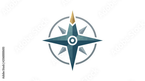 Foto Compass Navigation Tool Direction Indicator.