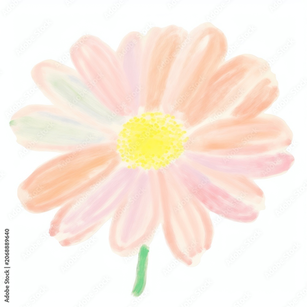 Fototapeta premium Daisy flower petal plant.