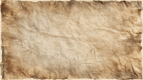 Vintage torn or ripped kraft paper realistic torn cardboard paper edges old torn brown paper texture.
