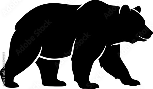 Photography Bear silhouette vector illustration
