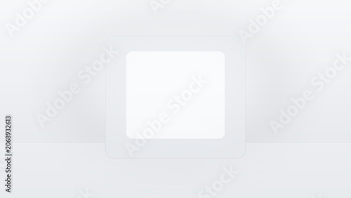 Photography Bright Window Emitting Light in Minimal Overexposed Interior Scene