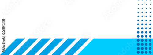 Diagonal Stripe Blue Halftone