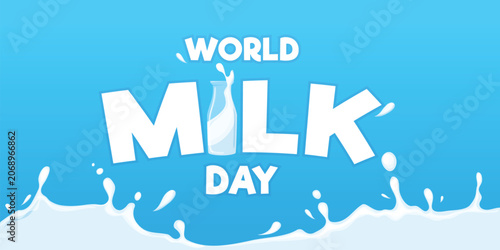 Foto Milk day concept