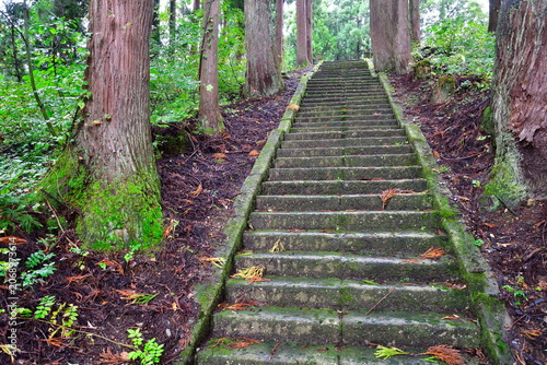十日町市三ヶ村の神社風景（新潟県十日町市）