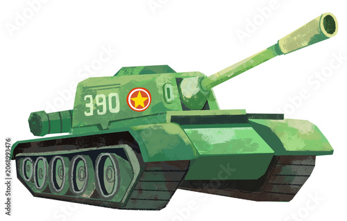 soviet tank isolated