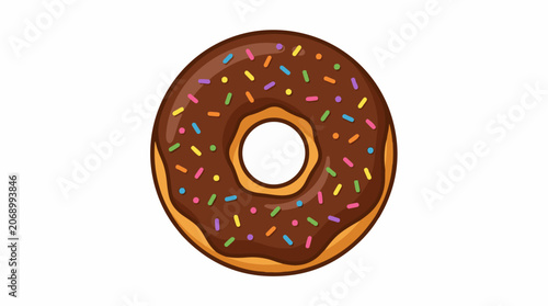 donut isolated on white