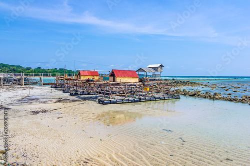 Cuadro en lienzo Eindrücke der Nordküste von Bintan, Indonesien