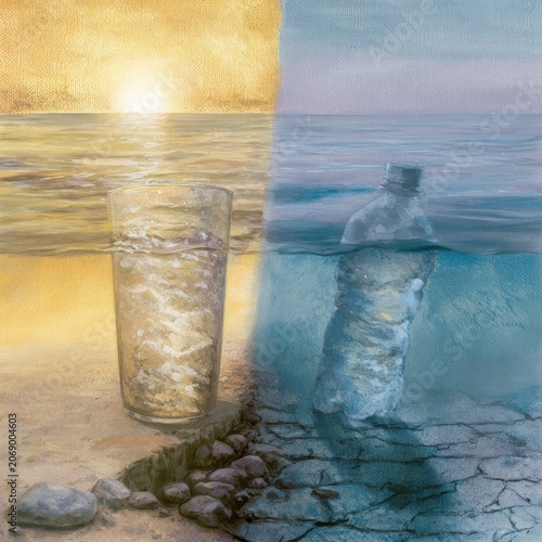 Message about the importance of clean water and the impact of pollution on our oceans