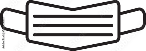 Face Musk Icon
Medical face mask icon,  Concept of hygiene, and air pollution safety, Protective surgical mask symbol
