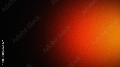 Abstract grain texture background with warm orange and red gradient