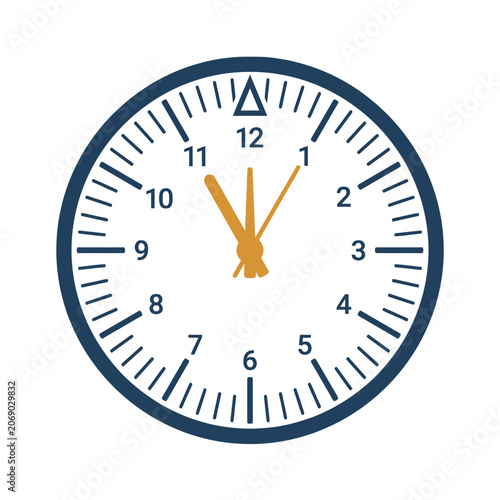 A still clock shows midnight readiness for timely decisions