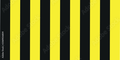 Bild auf Leinwand Yellow caution barrier tape with safety stripes for restricted zones constructio