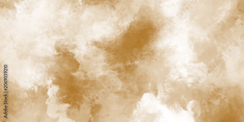 Foto Light brown watercolor paint splash flat muted warm taupe background with a neutral, abstract painted backdrop in muted earth tones antique sparkle background of vintage beige concrete wall texture